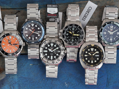 Seiko, Orient and Casio brand watches